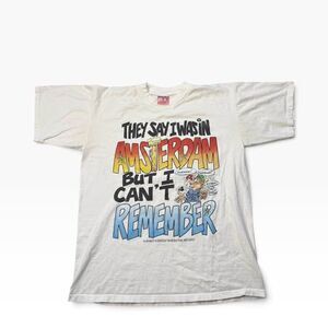 Vintage B.C Amsterdam Graphic T-Shirt Size L